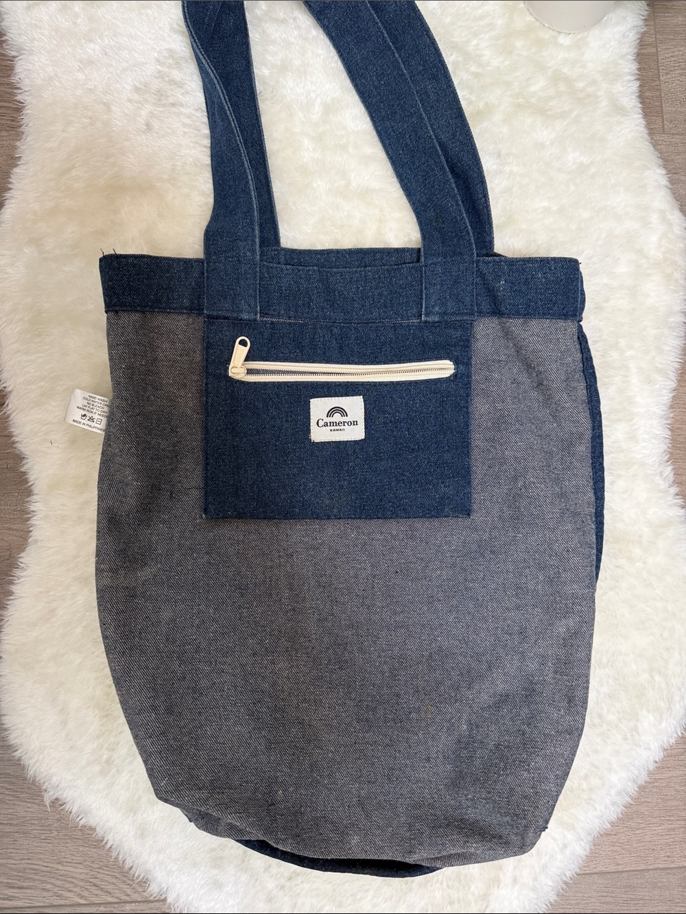 Bundle Mahalo Aloha Navy Tote with Hat - Picture 14 of 16